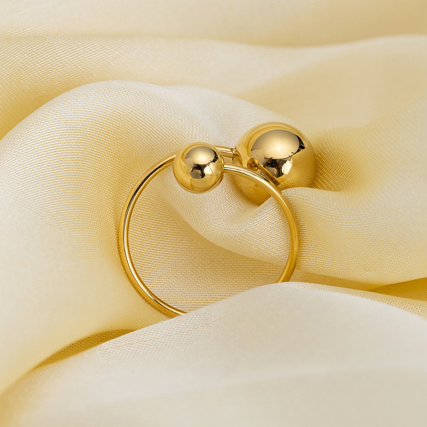 Infinity Ball Adjustable Ring