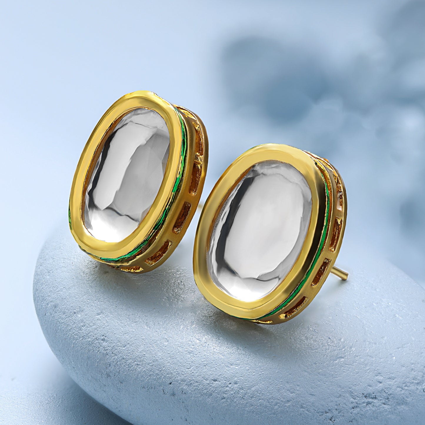 Ameira - Kundan Stud Earrings