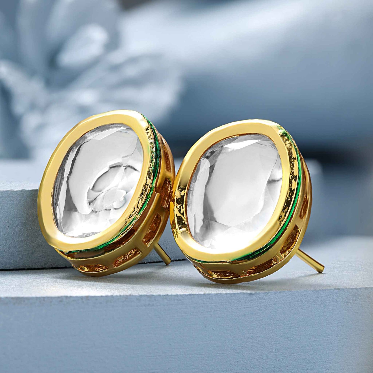 Ameira - Kundan Stud Earrings