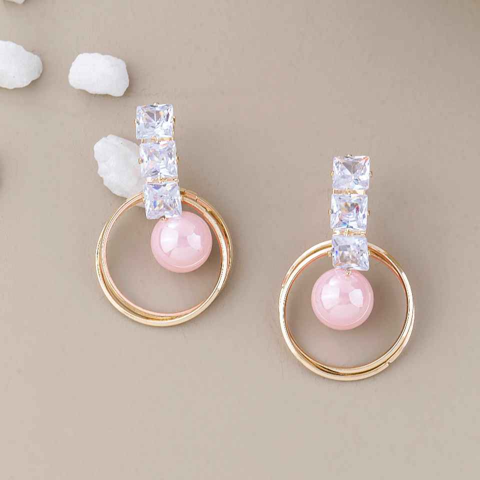 Sphere Hoop Earrings - Enamoux