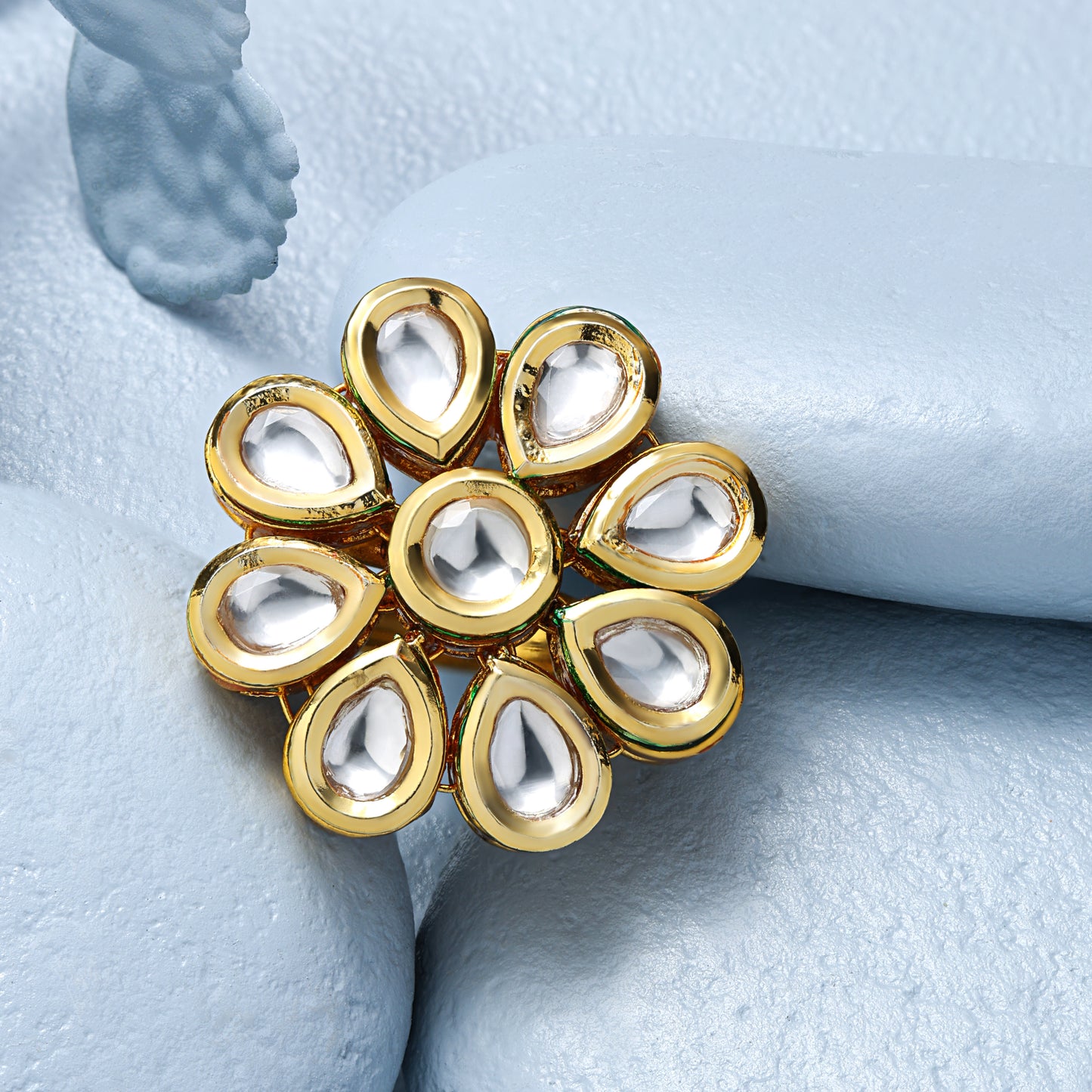 Daisy - Kundan Flower Ring