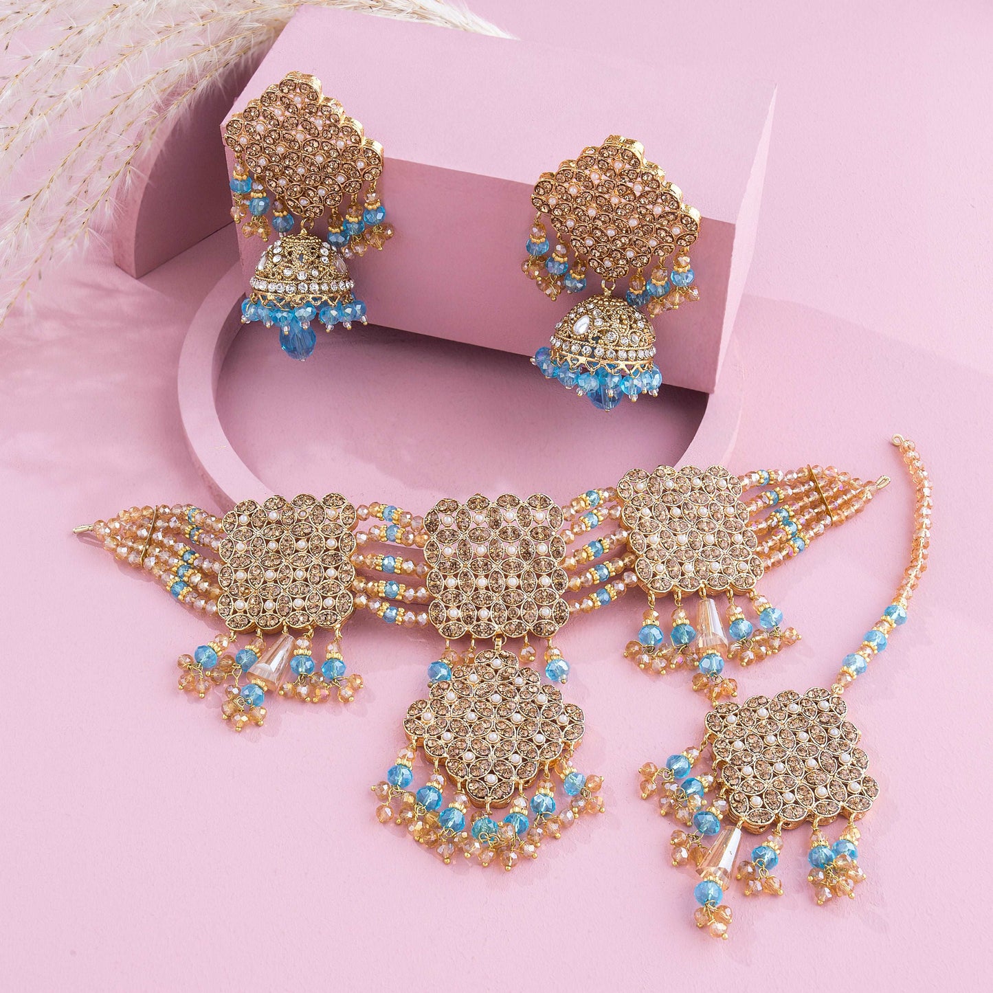 Grandeur Choker Set - Enamoux