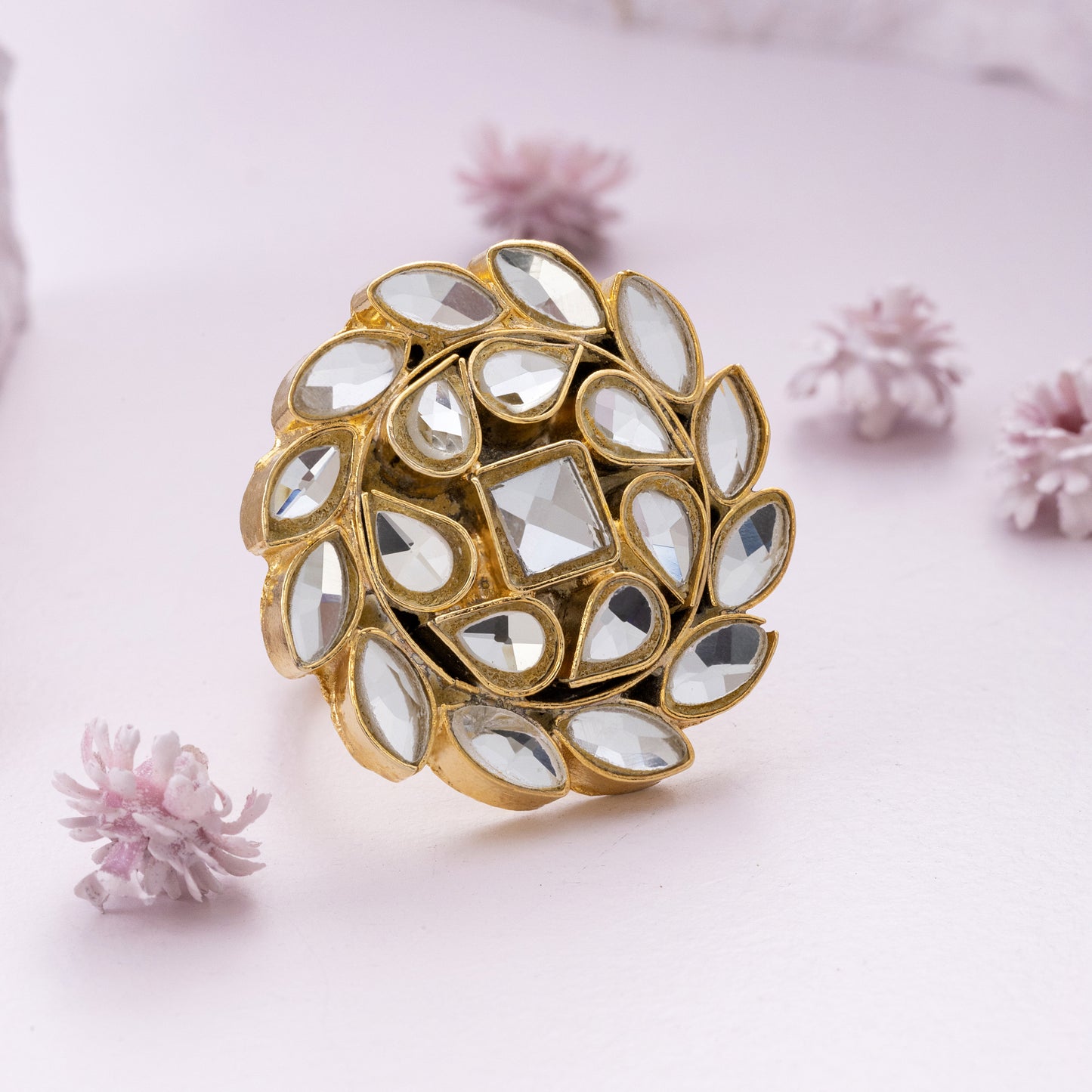 Majestic - Farshi Kundan Ring