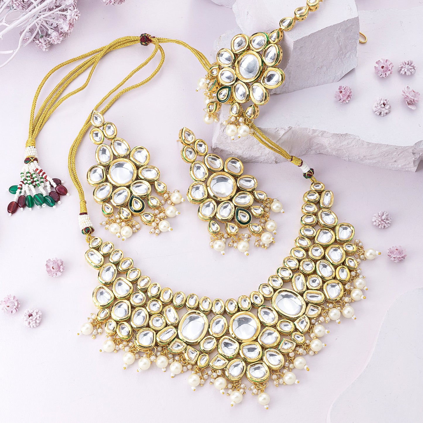 Shahbano Kundan Bridal Set