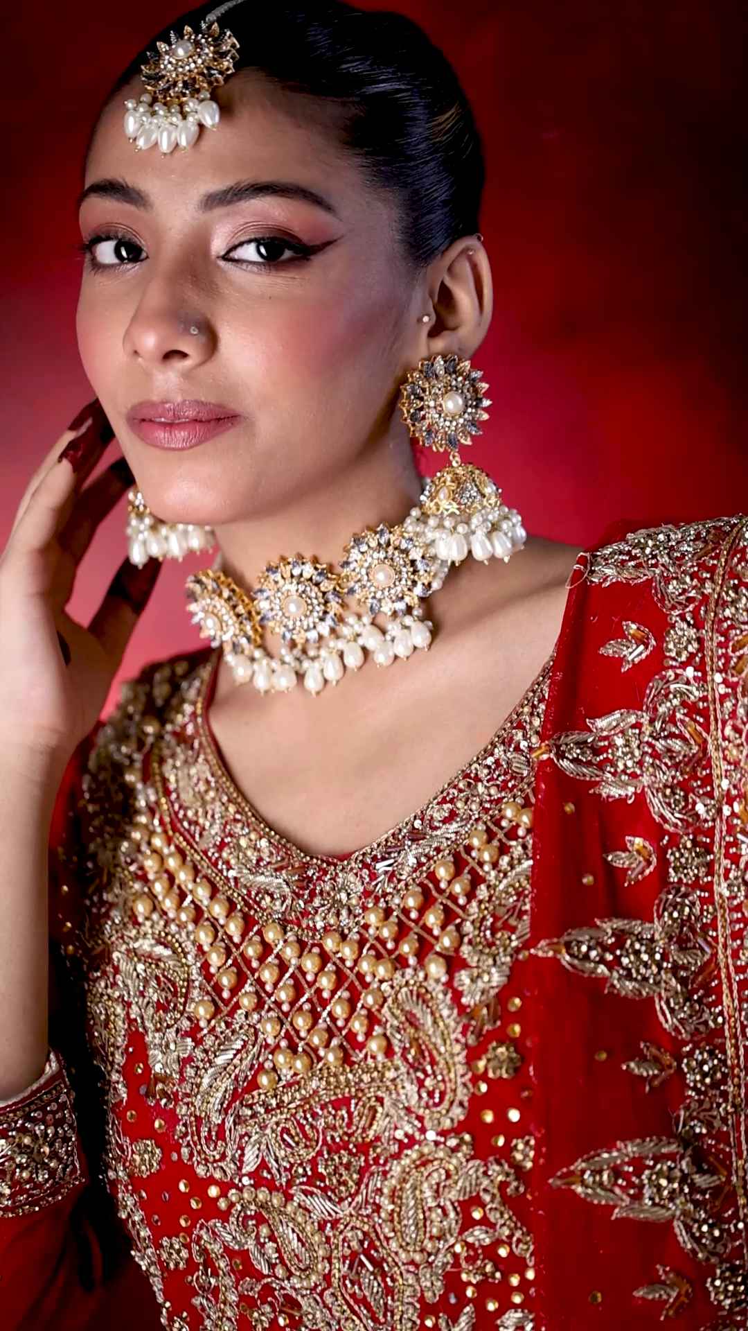 zalika bridal choker set