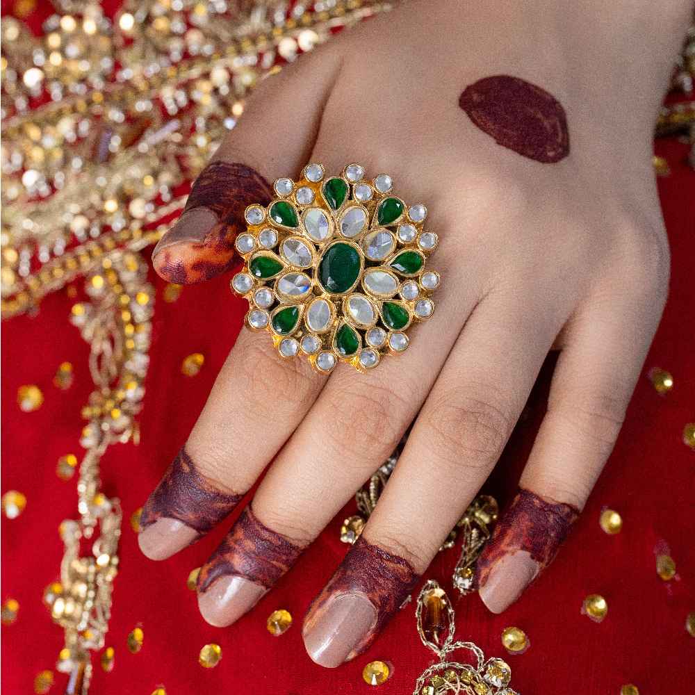 dilras kundan ring