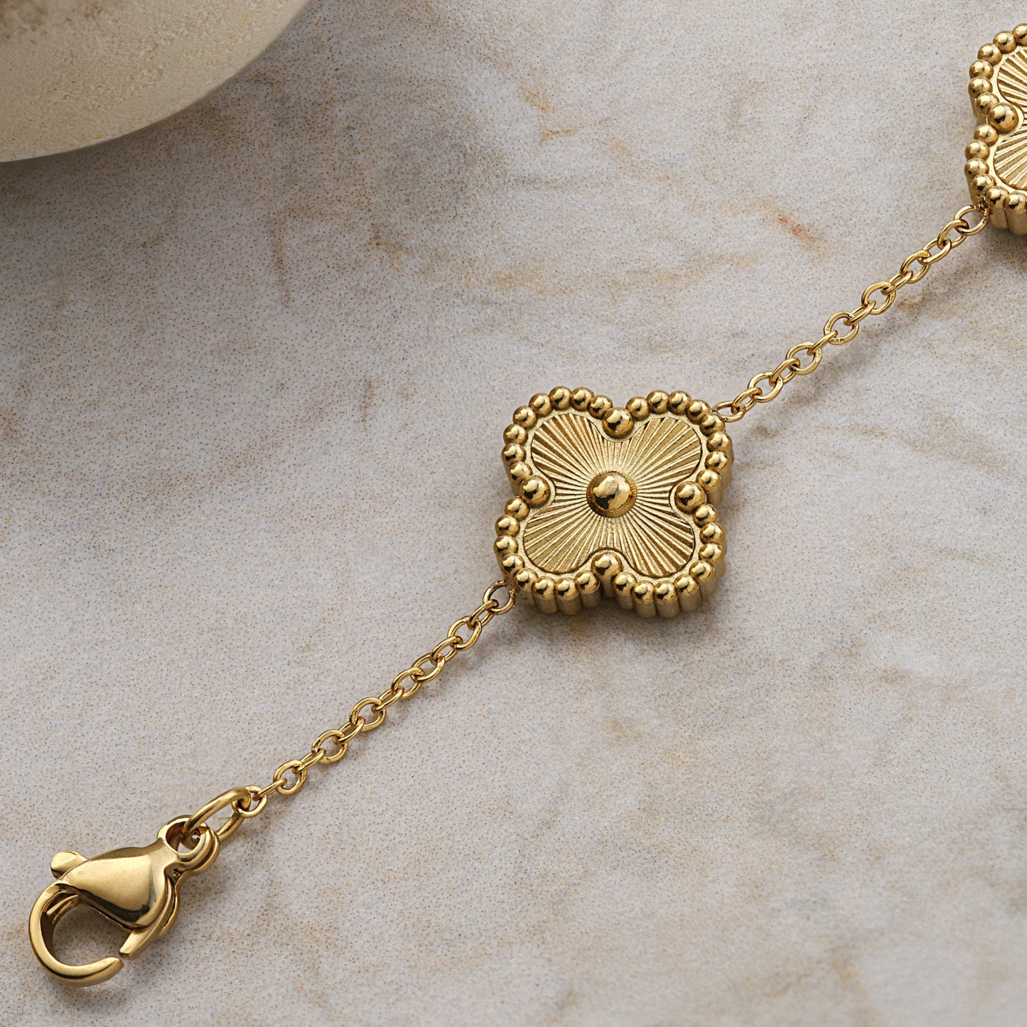 flower Gold chain Bracelet women