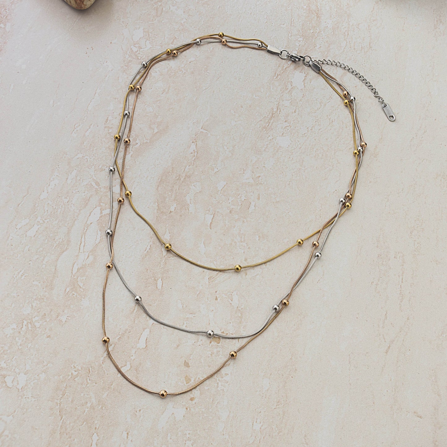Fusion Layered Chain Necklace