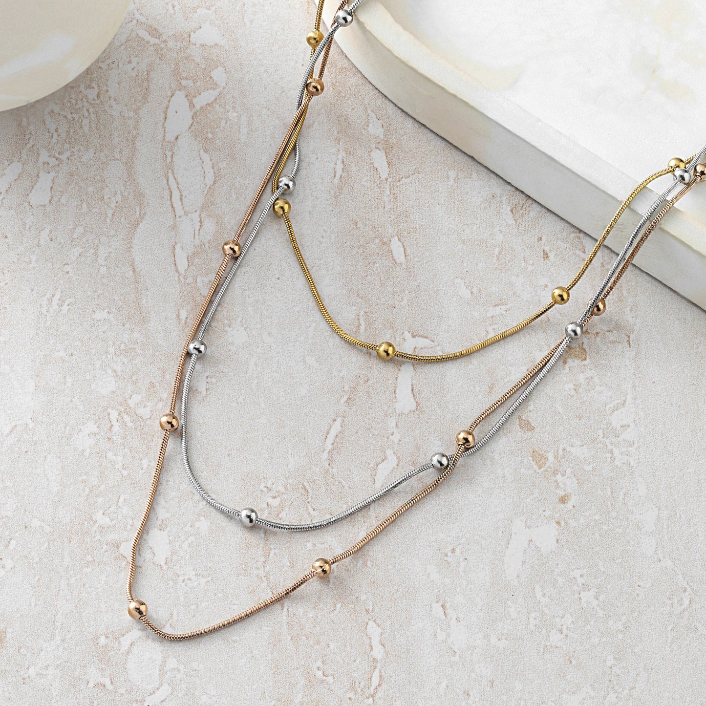 Fusion Layered Chain Necklace