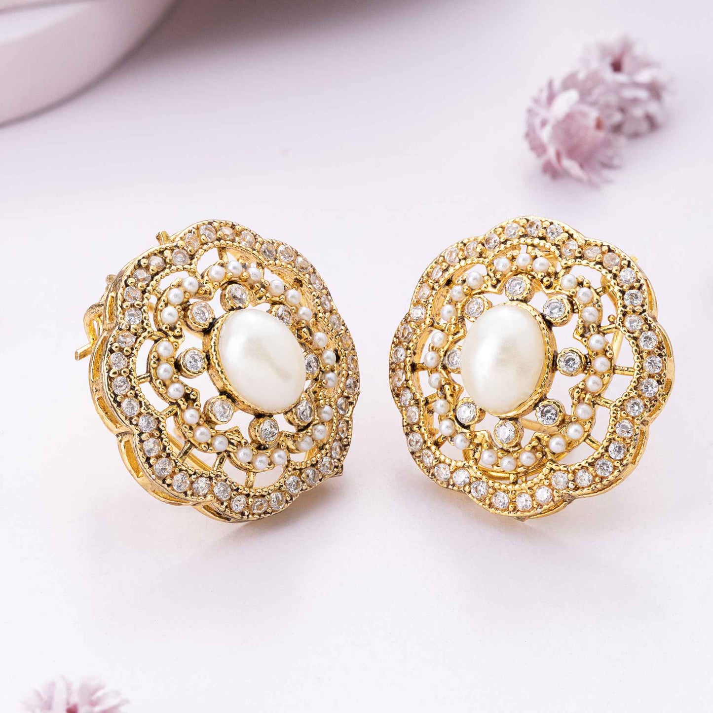 lumina zircon earrings