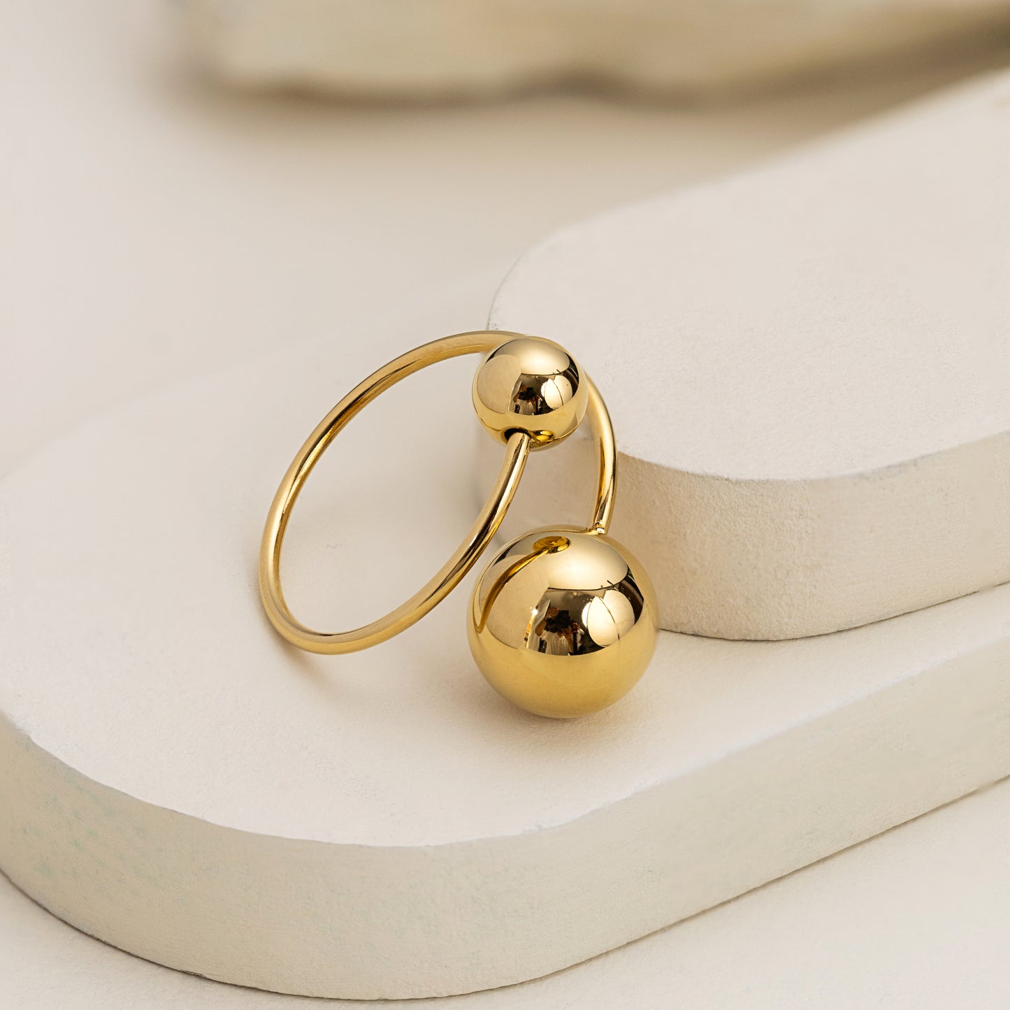 Infinity Ball Adjustable Ring