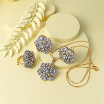 Fiora - Zircon Pendant Set