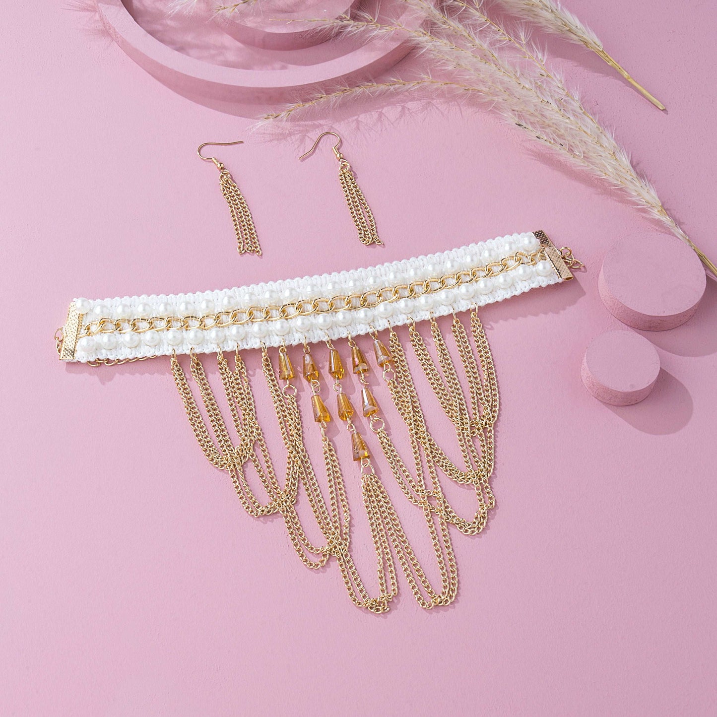 Solemn String Choker set - Enamoux