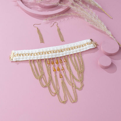 Solemn String Choker set - Enamoux