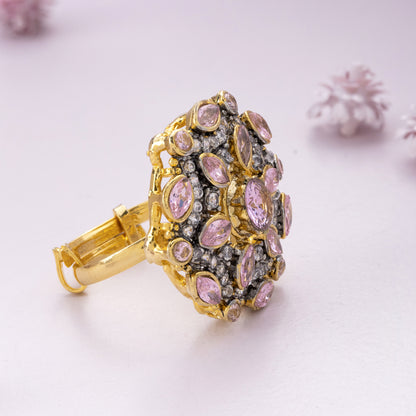 Lotus - Zircon Ring 