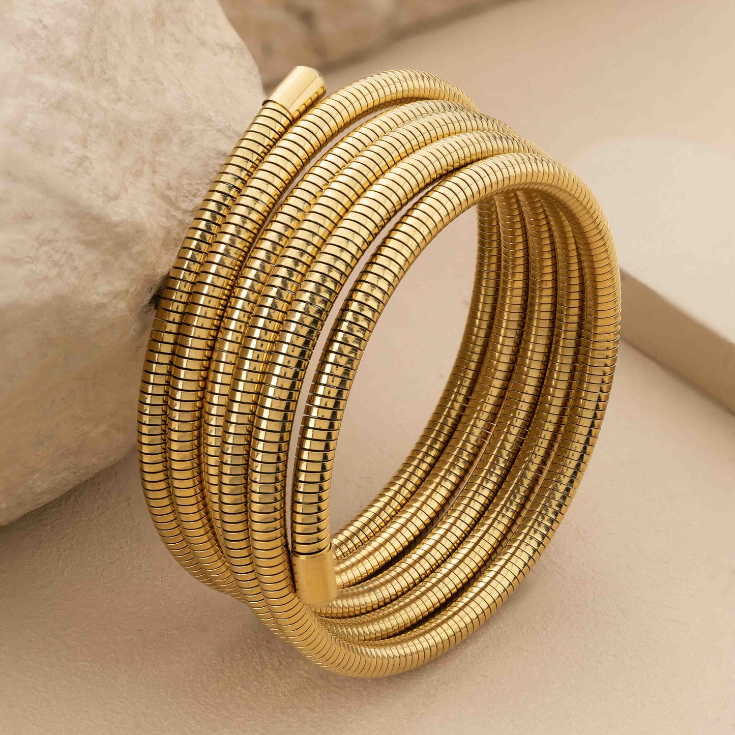 stackable Snake Coil Bracelet