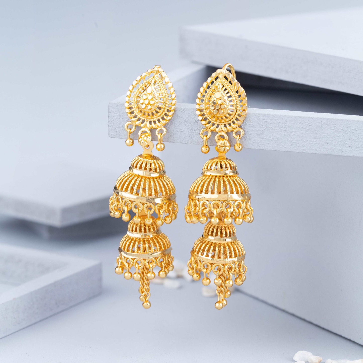 Spacious Drop Earrings - Enamoux