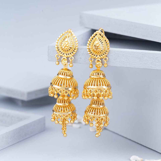Spacious Drop Earrings - Enamoux