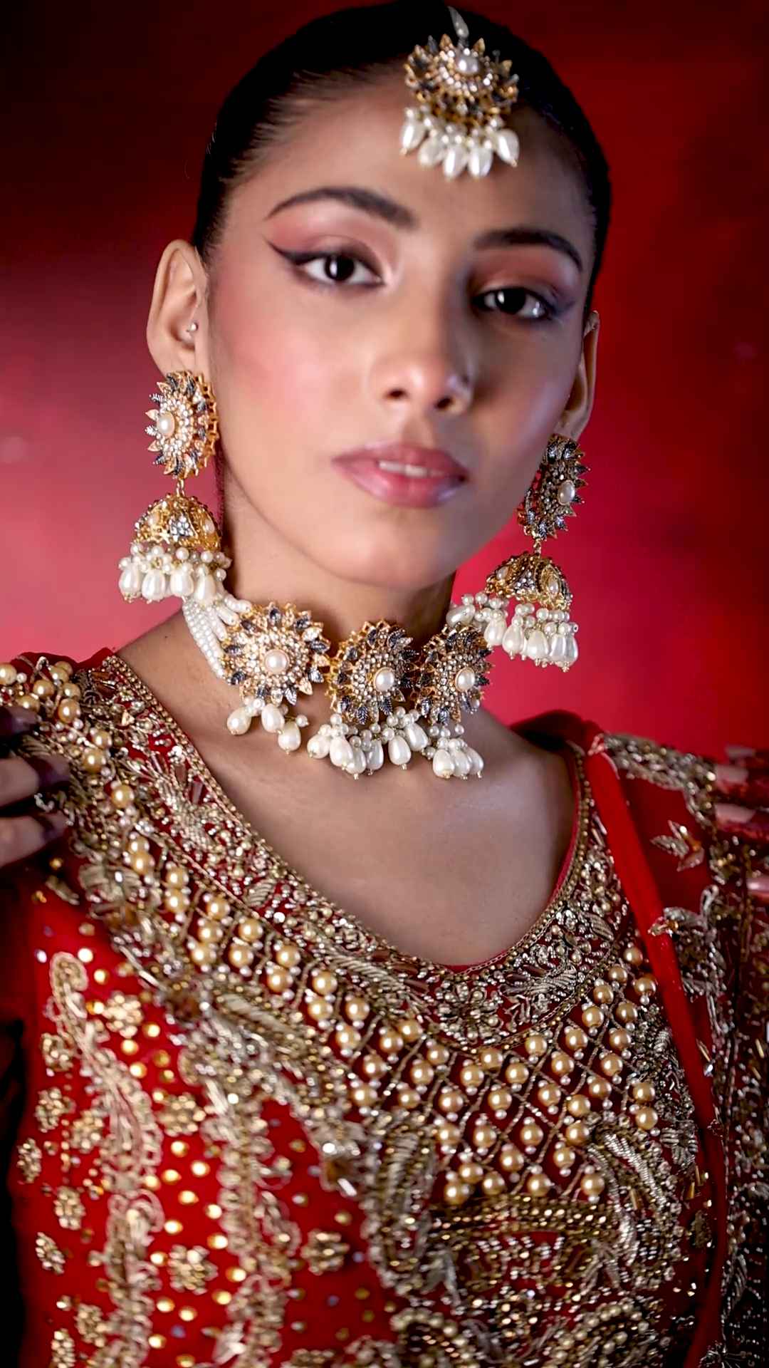 zalika bridal choker set 