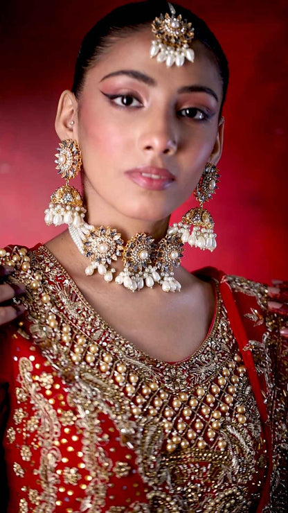 zalika bridal choker set 