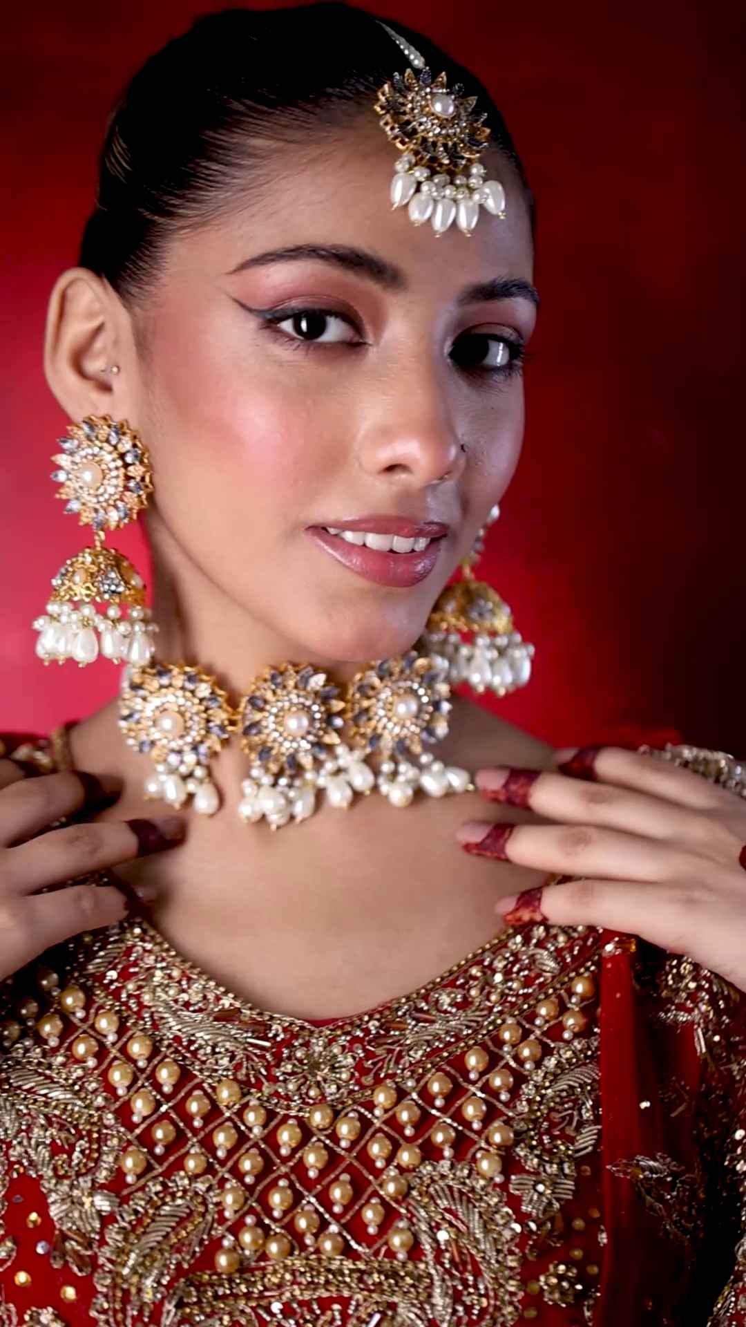 zalika bridal choker set 