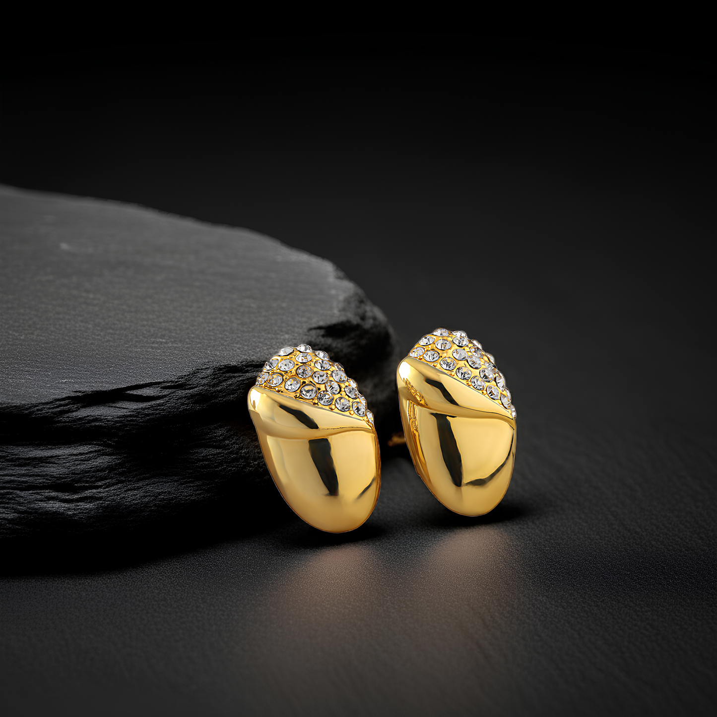 acorn gold studs 
