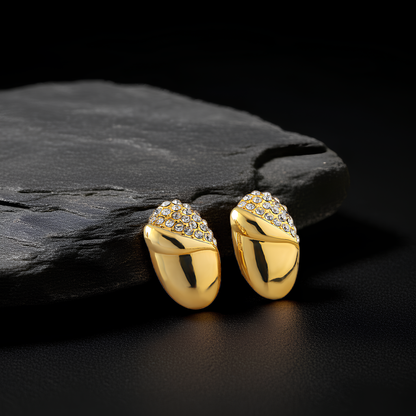acorn gold studs 