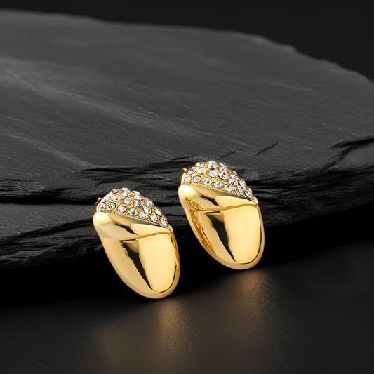 acorn gold studs 