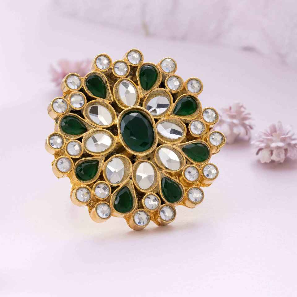 dilras kundan ring 