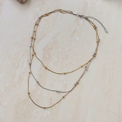 Fusion Layered Chain Necklace