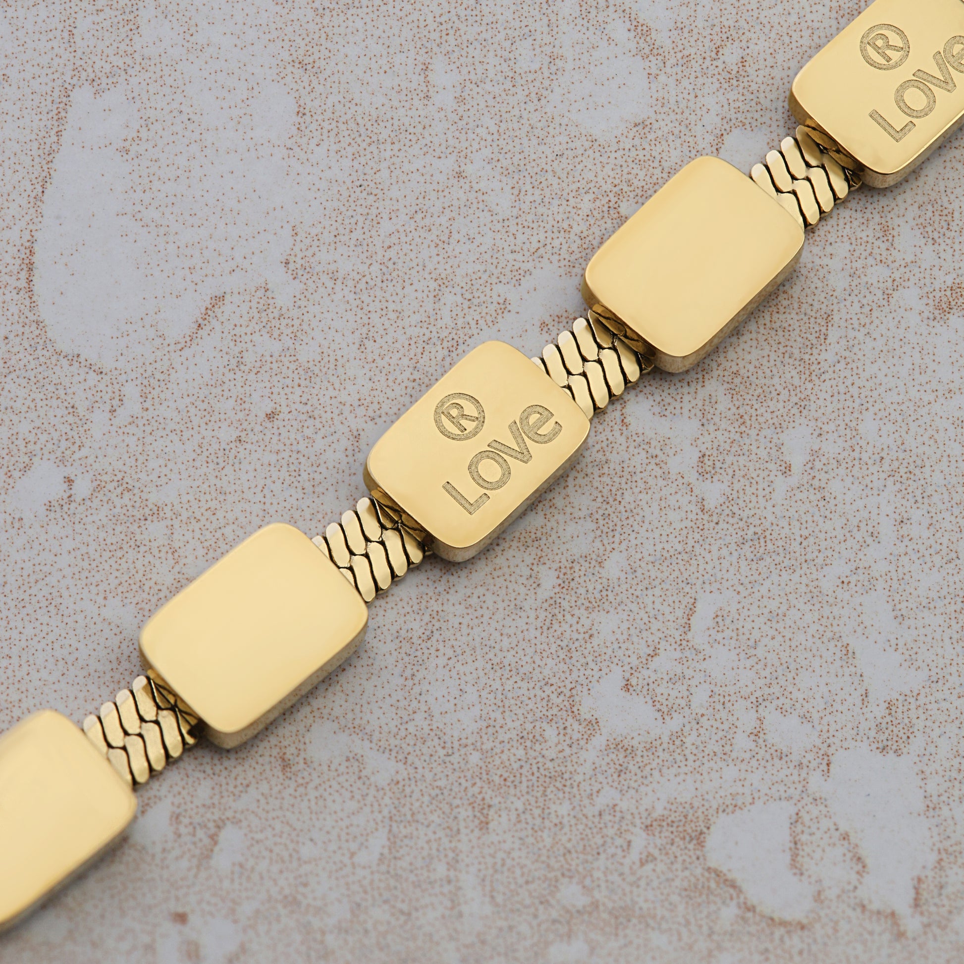 Gold link Chain Bracelet for women