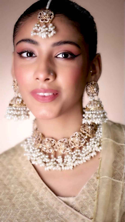 luxus bridal choker jewelry set