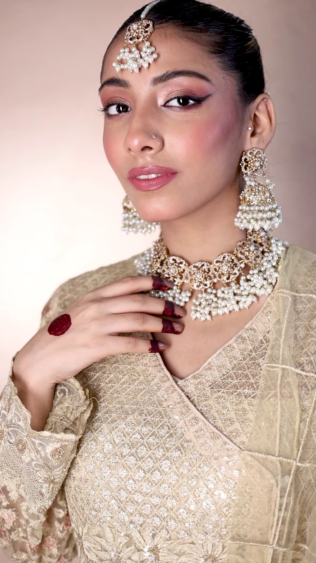 luxus bridal choker set