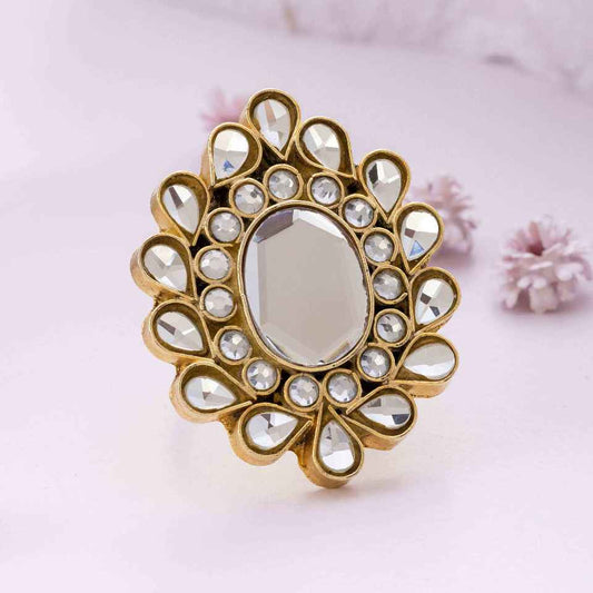 regal kudan floral ring